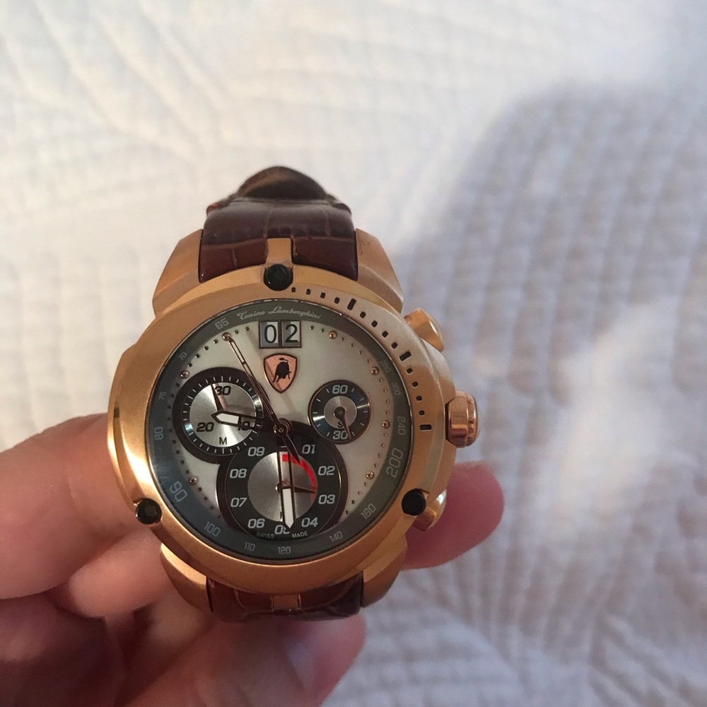 Lamborghini watch, authentic.